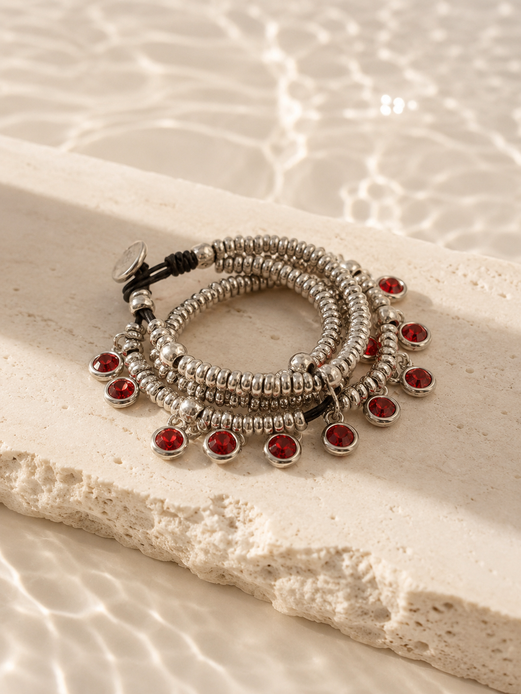 Pulsera Coral Rojo