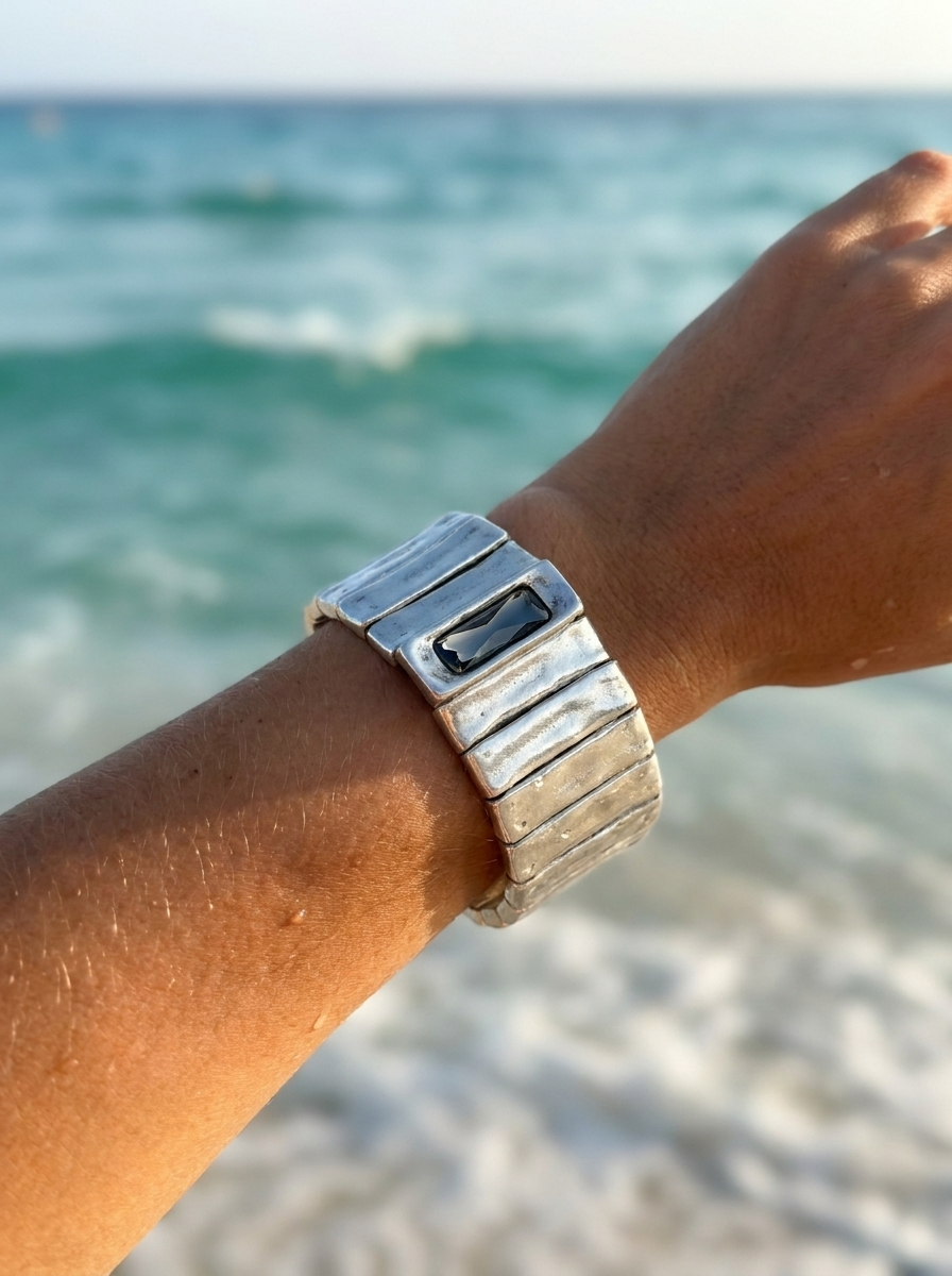 Pulsera Sal sobre Plata