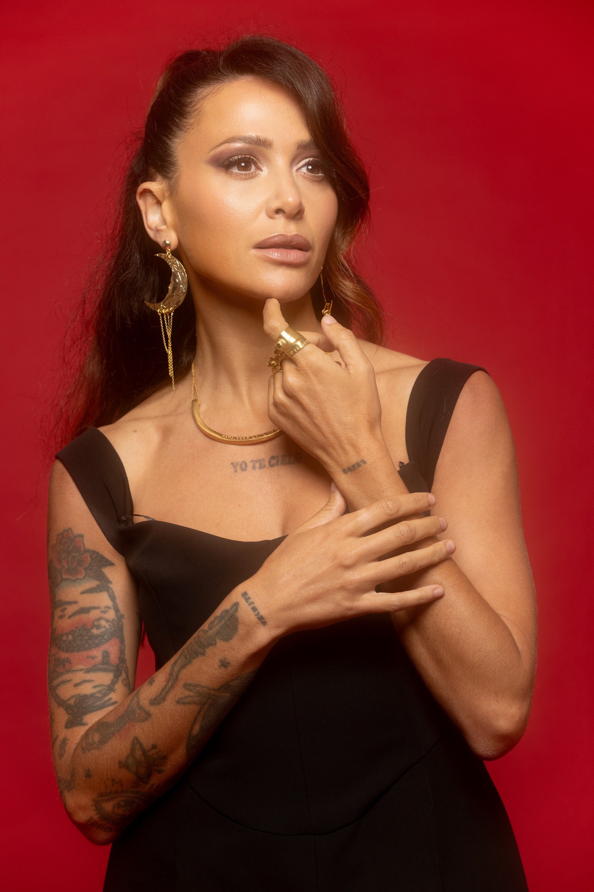 Pendientes Lunática.