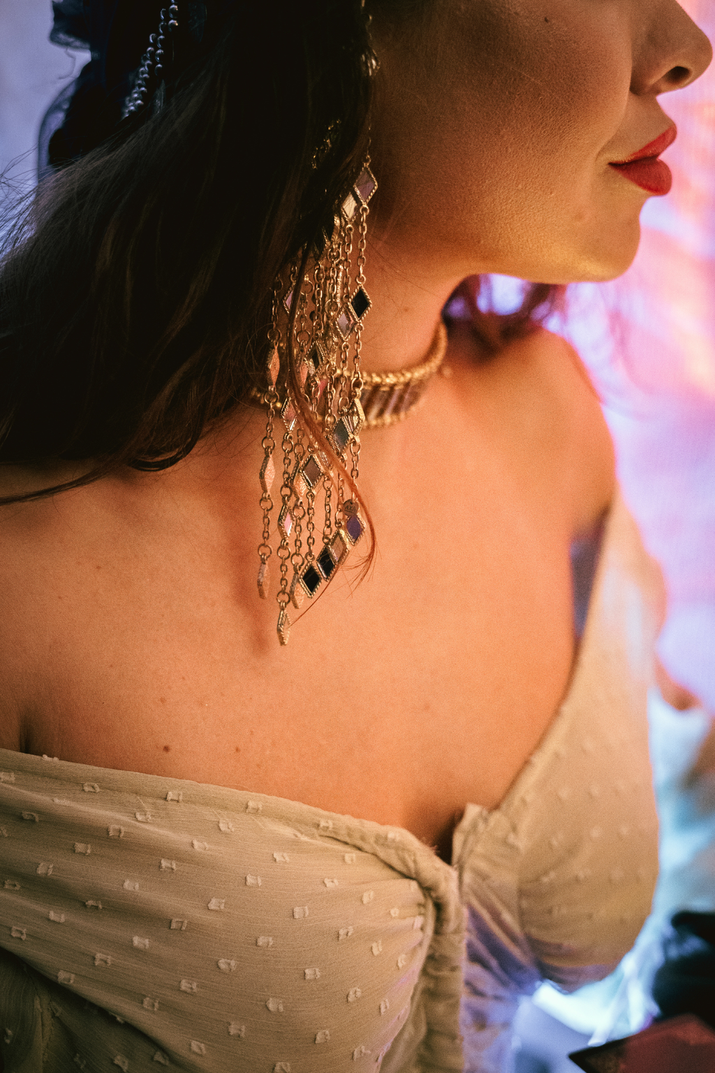 Pendiente Oráculo oro