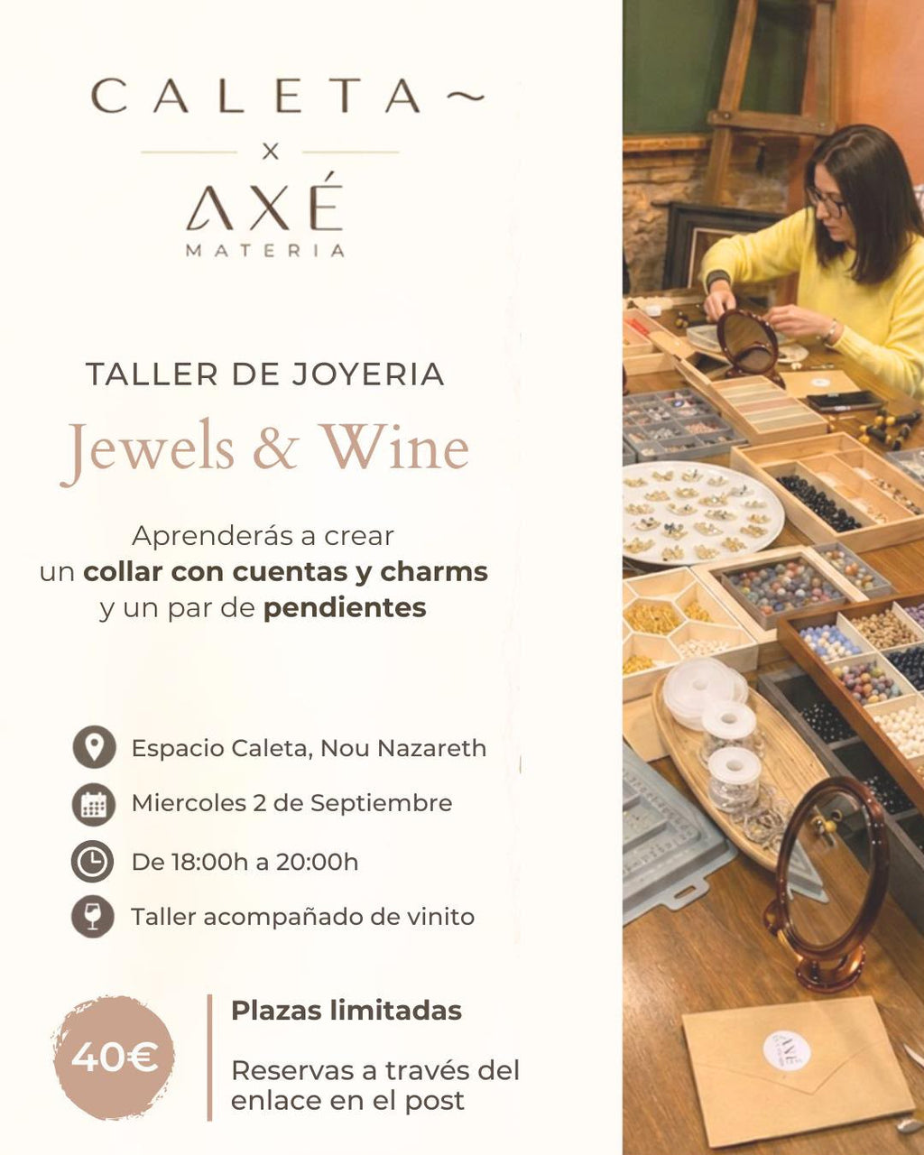 Taller joyas 2/09 X Espacio Caleta