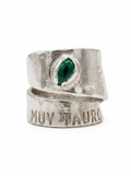 Anillo amuleto personalizado plata