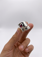 Anillo amuleto personalizado plata
