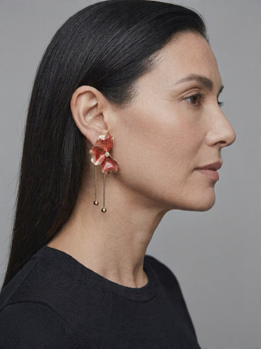 Pendientes Pétalos al atardecer